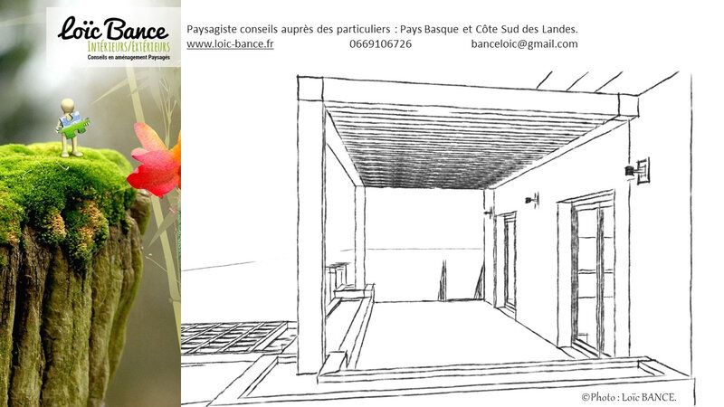 Paysagiste Pays Basque dessins 2D