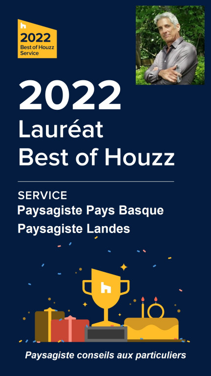 Paysagiste Pays Basque laureat best Houzz Pro Jardin 2022