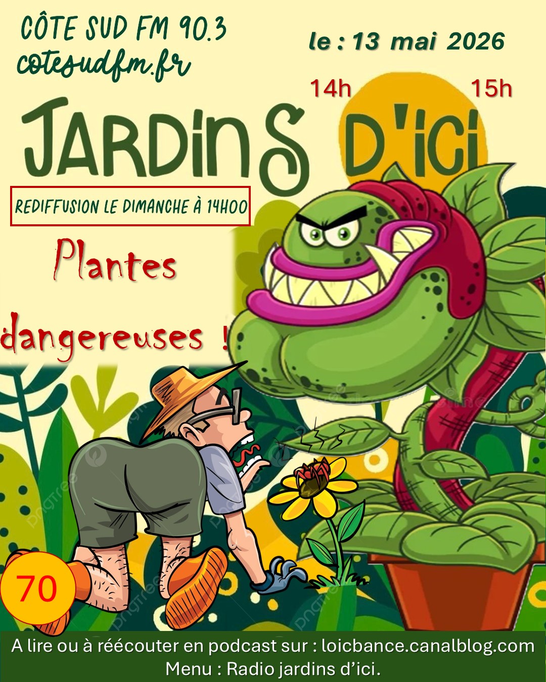 Paysagiste Pays basque : Vous pouvez réécouter la dernière émission de Jardins d'ici du 13-05-2026 en cliquant ICI !