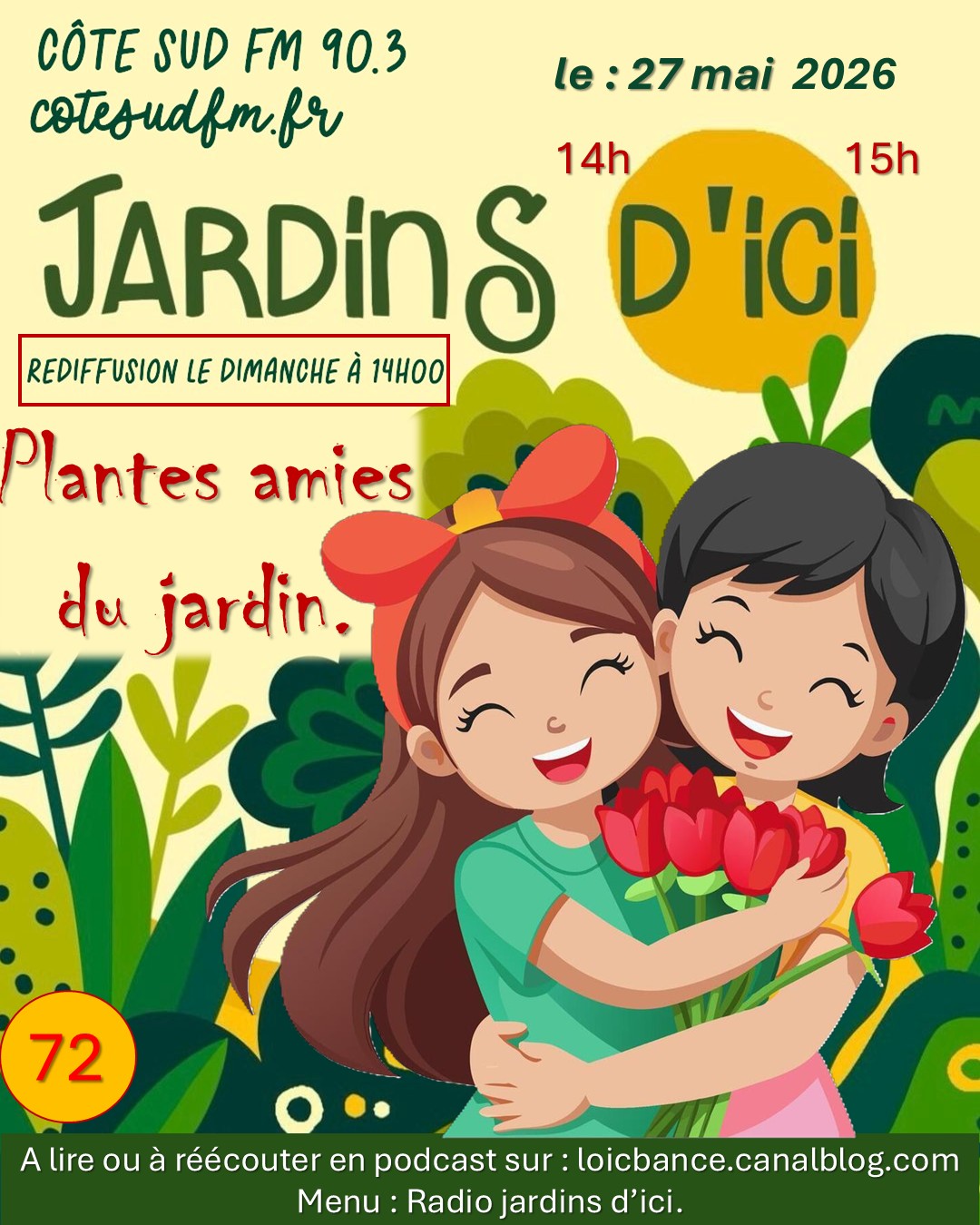 Association de plantes au jardins.