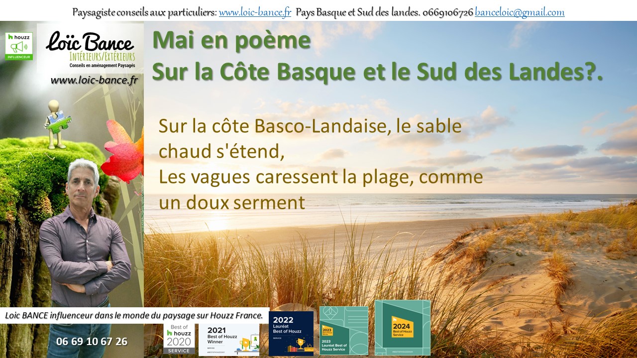 Paysagiste Pays Basque mai 2024 poeme