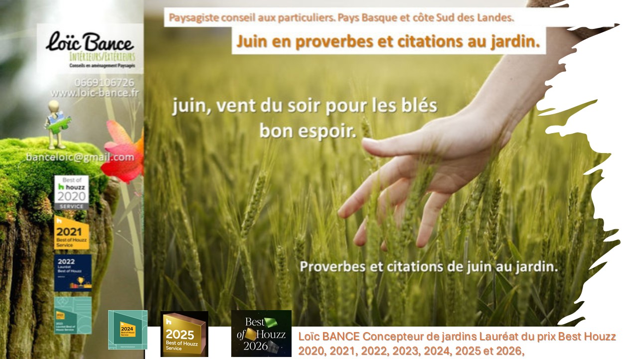 Juin en proverbes et citations par Pays Basque Paysages